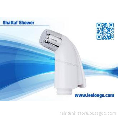 Small ABS Plastic White / Chromed Hand Shattaf Bidet Spray